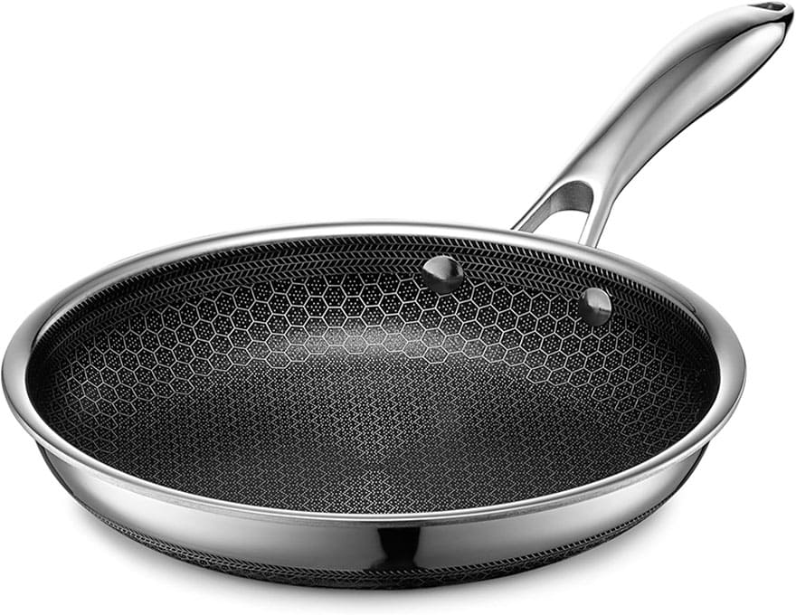 Sartén pequeña híbrida HexClad de 20 cm para huevos fritos