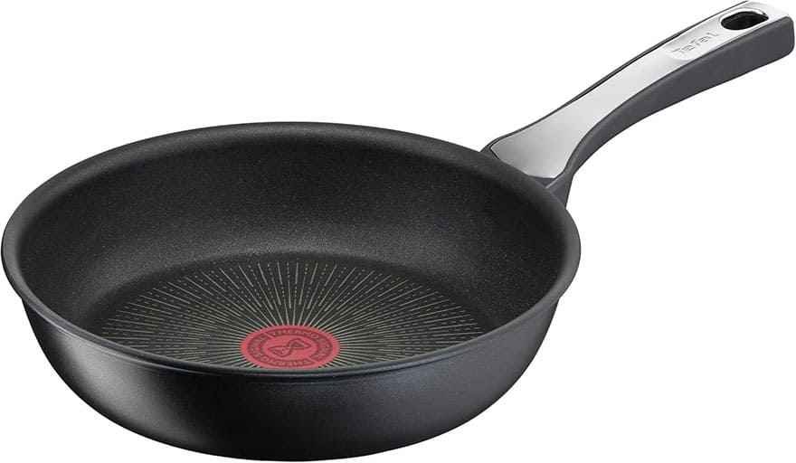 Sartén Tefal Unlimited antiadherente con indicador de temperatura central para cocina de inducción