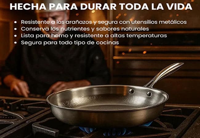 Publicidad engañosa y marketing en la venta de sartenes de titanio