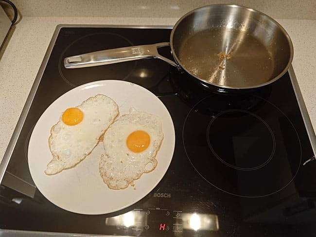 sartenes bra opiniones sobre plato de comida cocinado de forma homogénea en una sarten bra efficient.