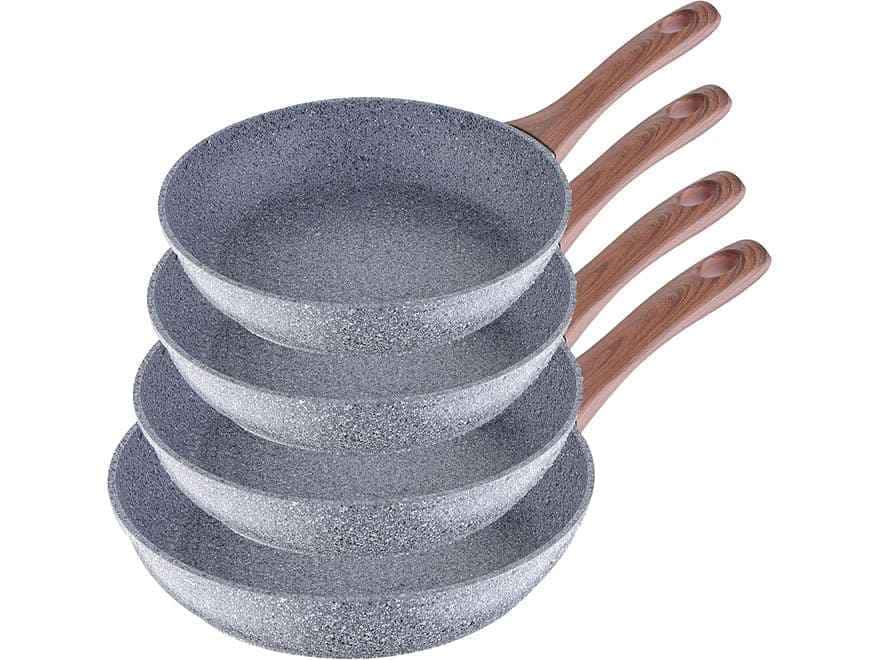 juego sartenes san ignacio granito cuatro piezas con protector